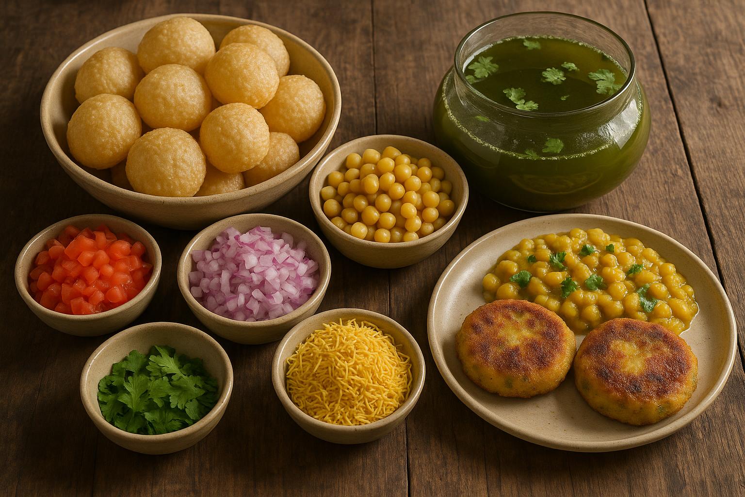 Celebrate Autumn with Fresh, Flavorful Pani Puri and Ragda Pattice!