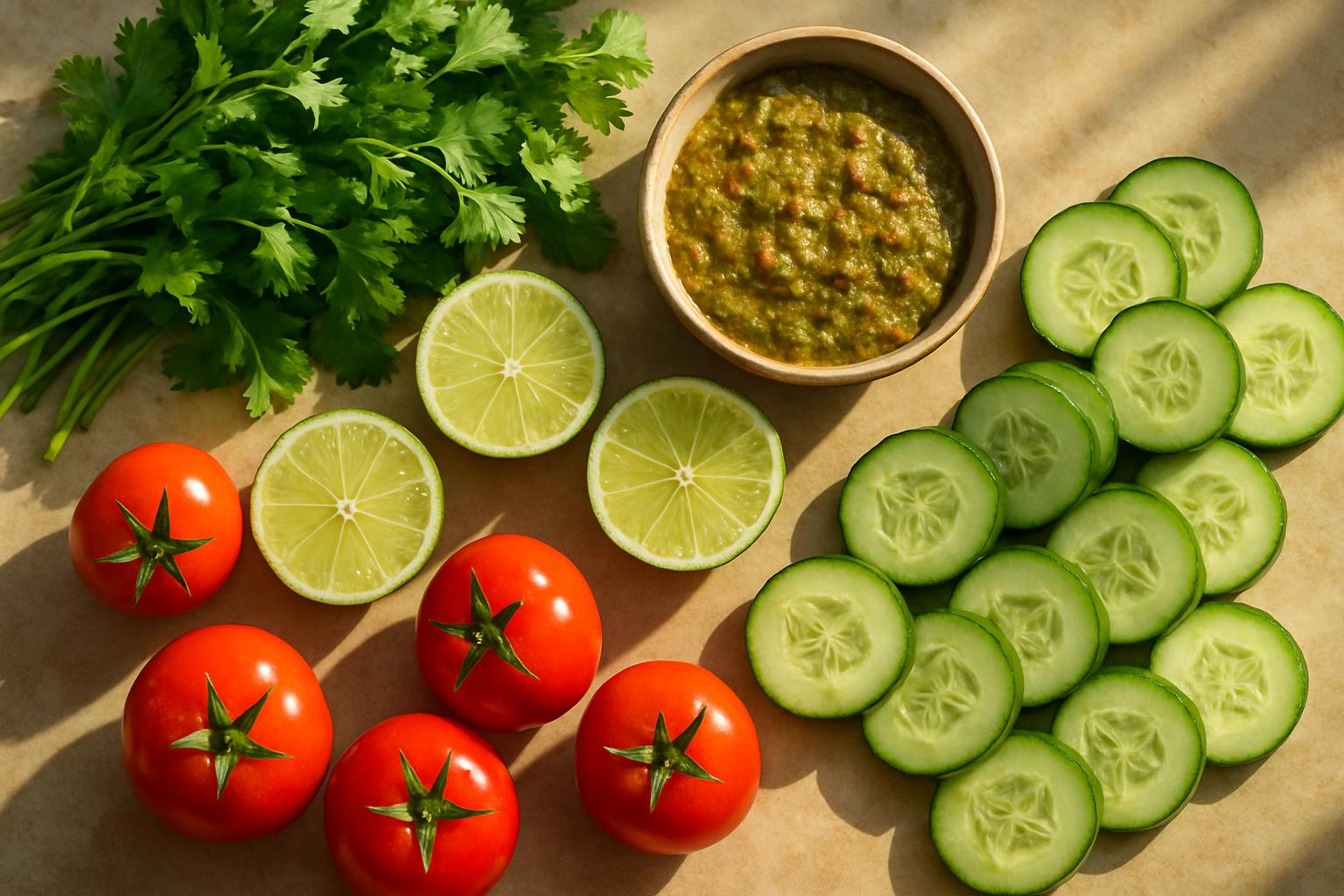 Embrace the Summer Heat with a Zesty Bhel Puri and Fresh Ingredients