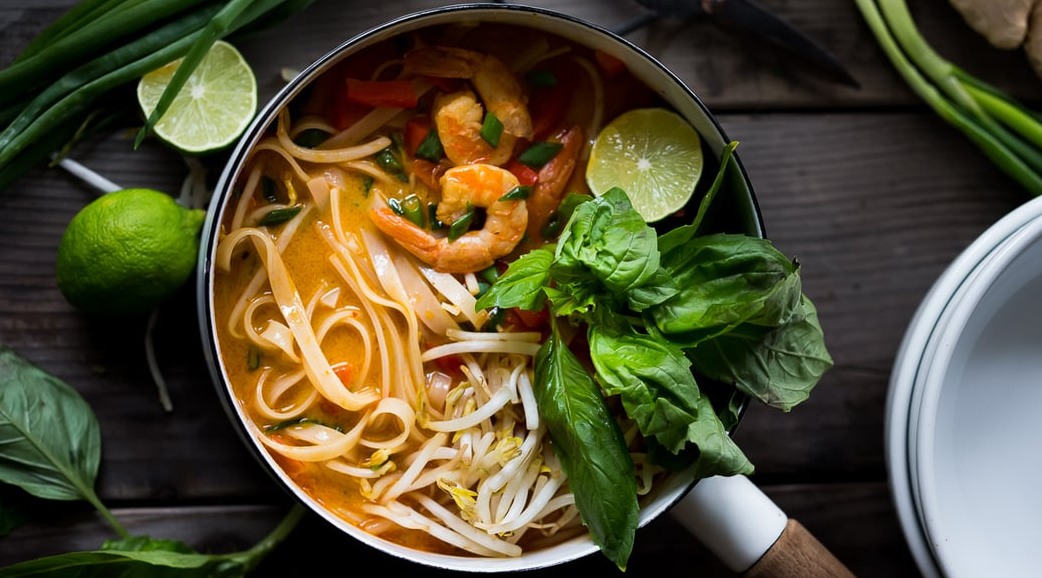 Thai Coconut Curry Noodle Soup