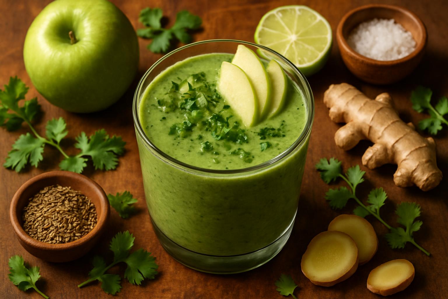 Apple Green Detox Smoothie