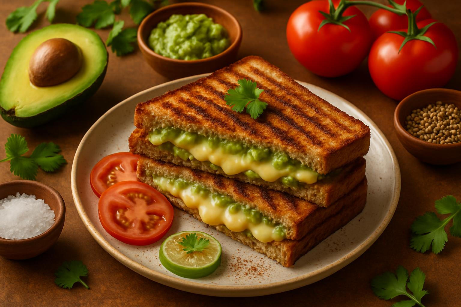 Cheese Avocado Sandwich
