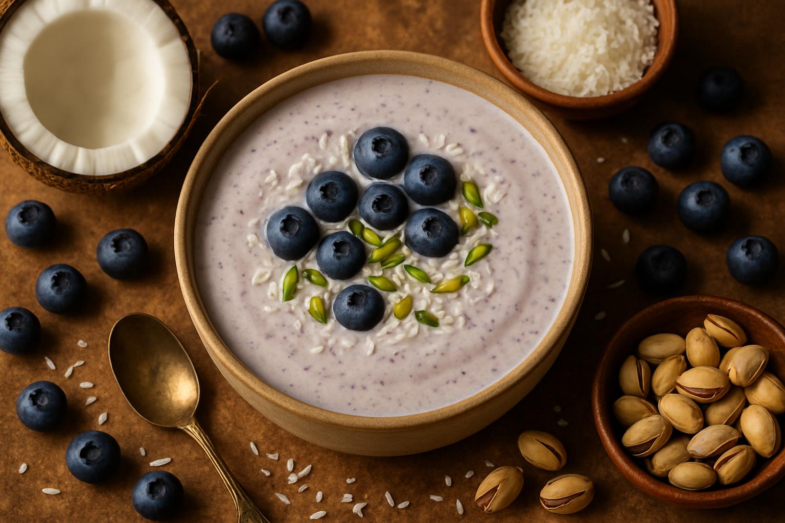 Coconut Blueberry Shake
