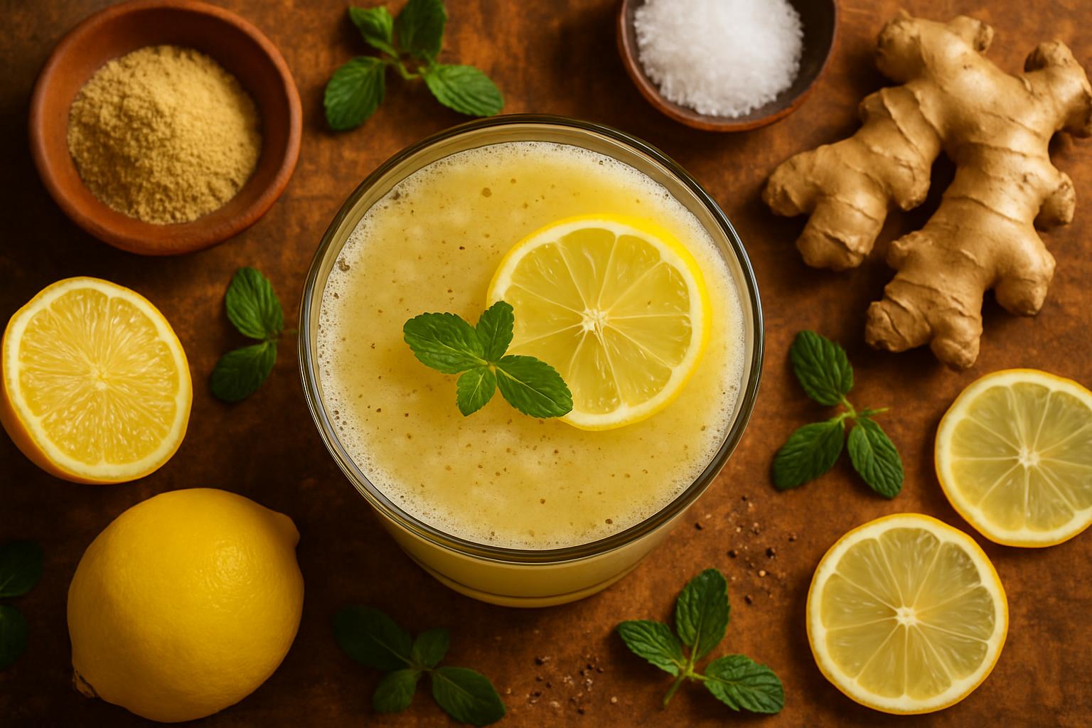 Lemon Ginger Juice