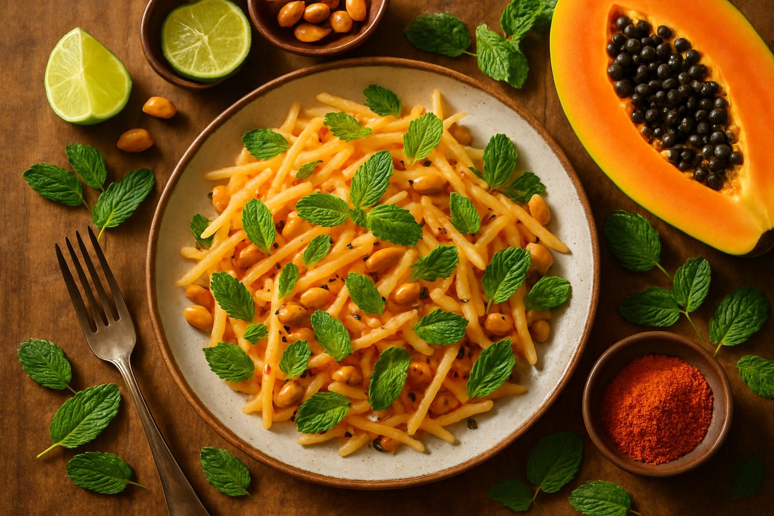 Papaya Mint Salad