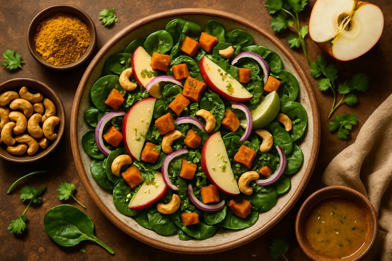 Spinach Apple Salad