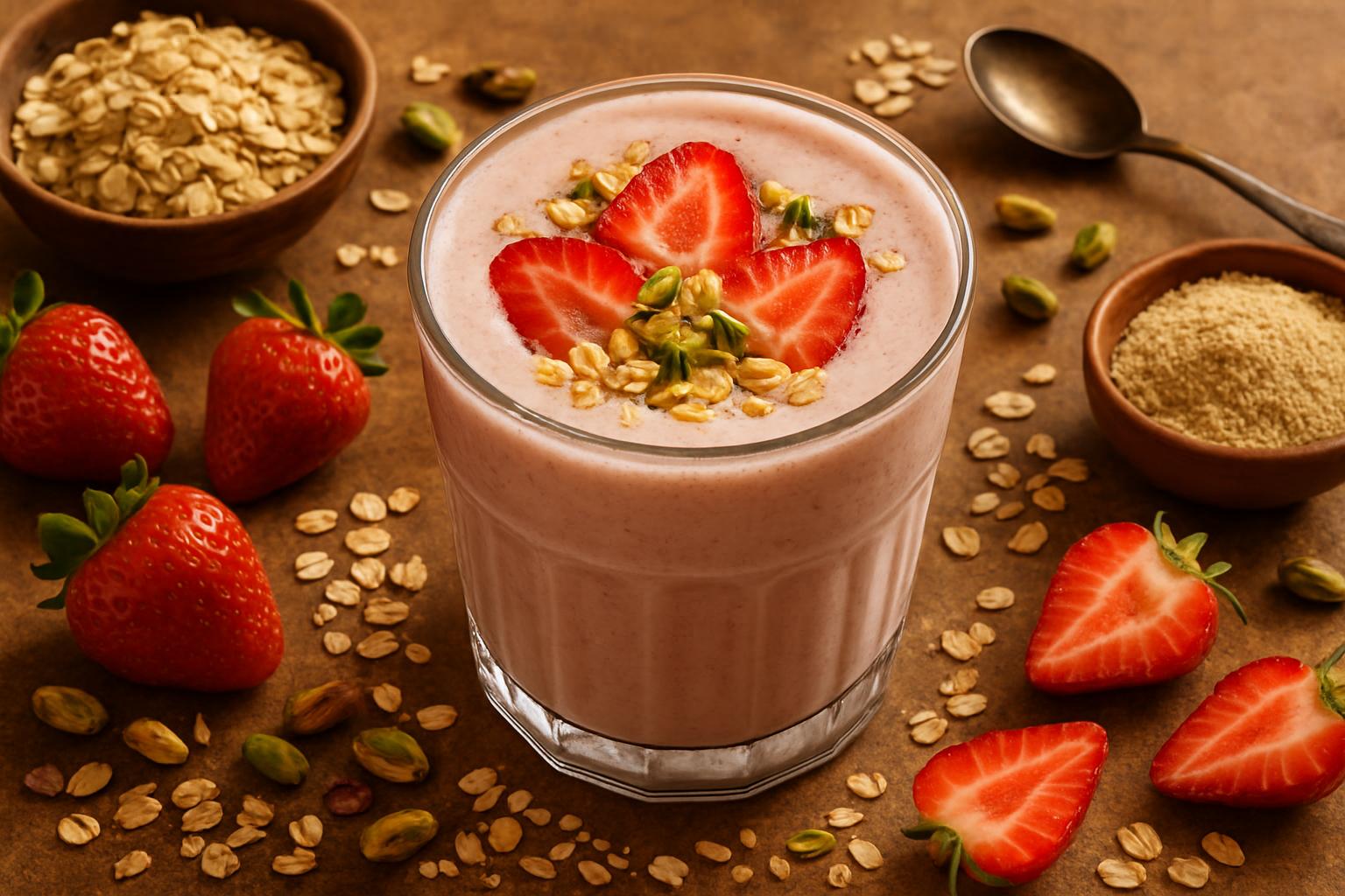 Strawberry Oat Shake
