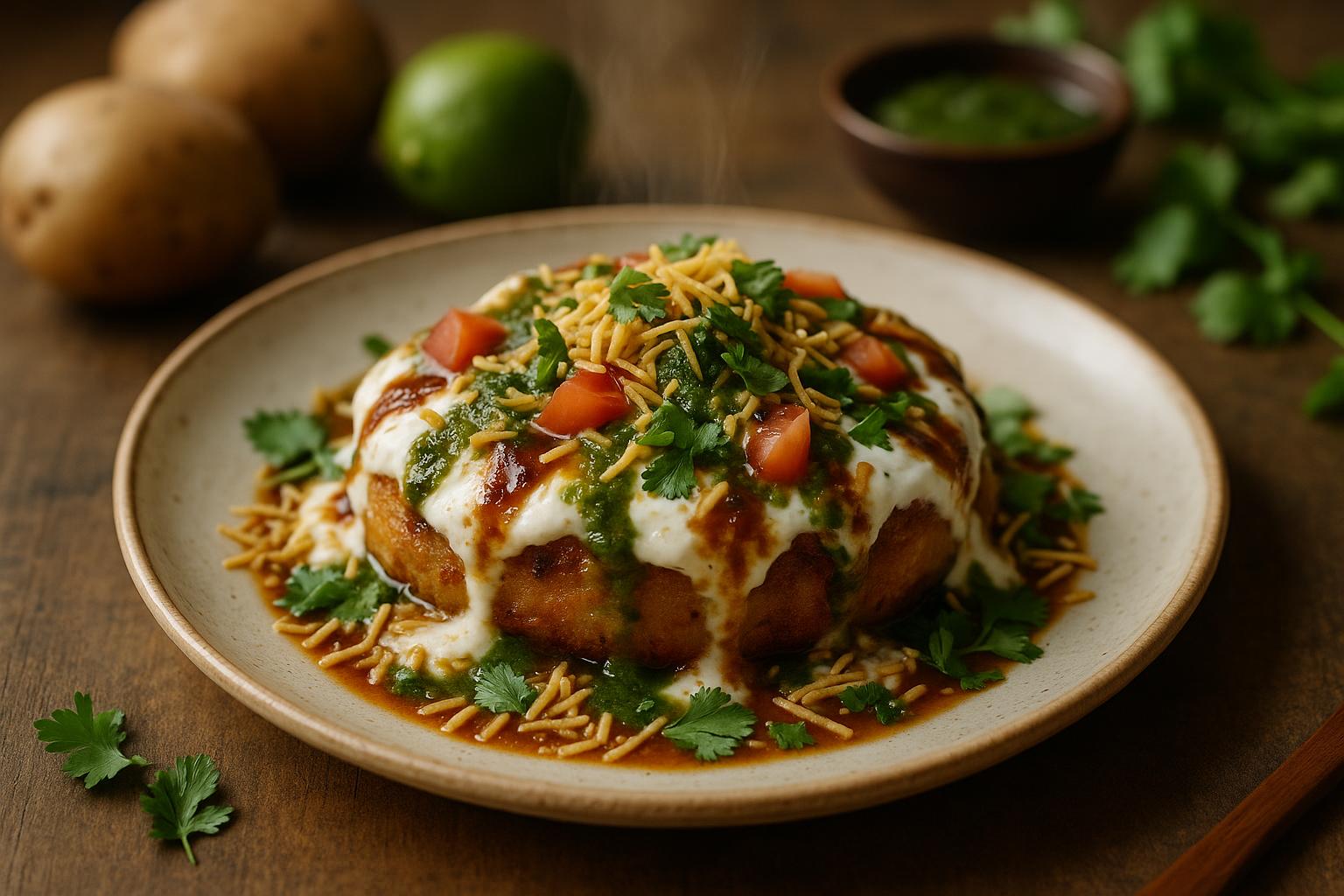 Aloo Tikki Chaat