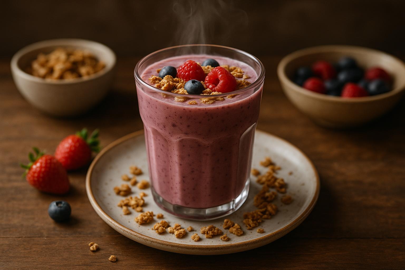 Berry Granola Shake