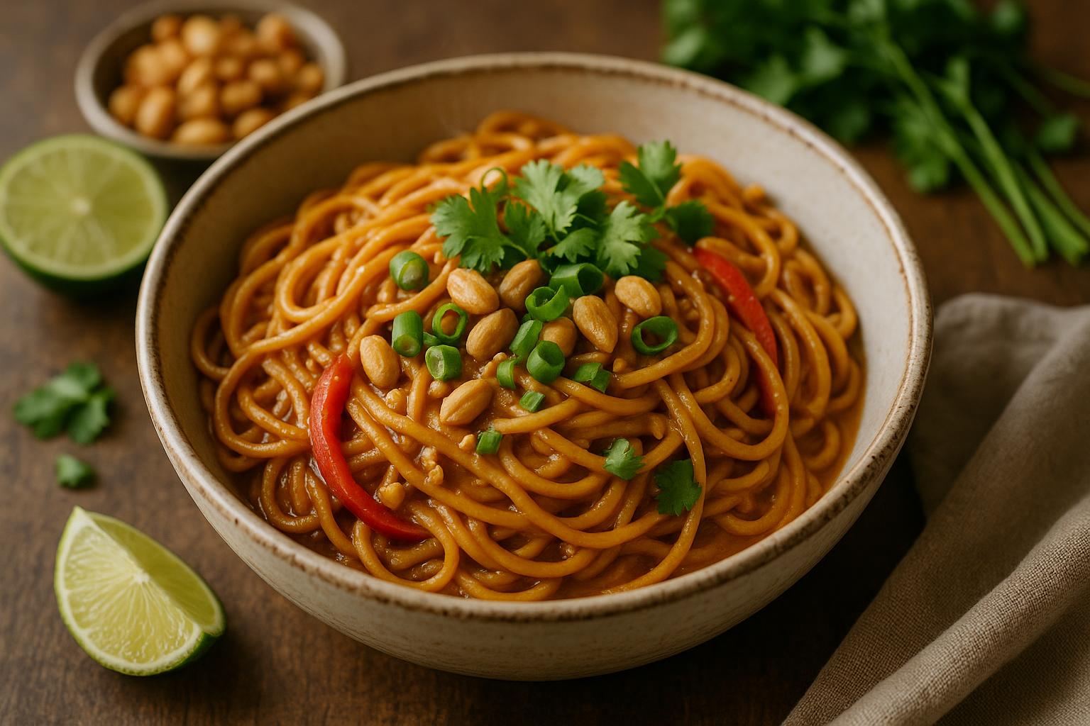 Thai Peanut Noodle Bowl