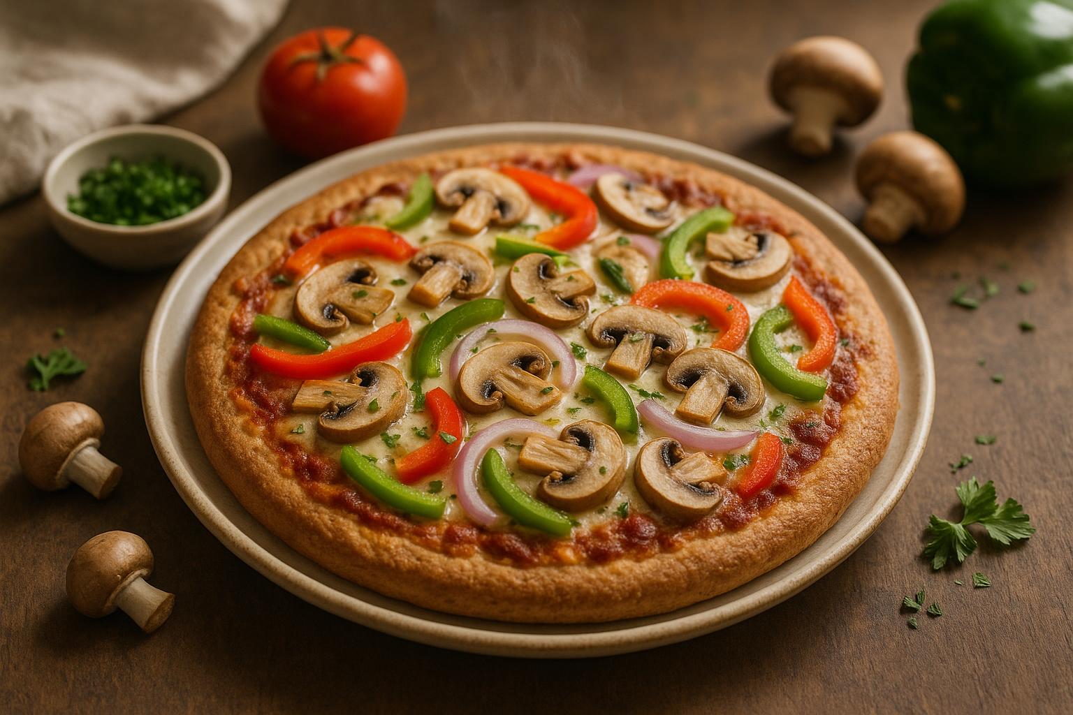 Whole Wheat Veggie Pizza